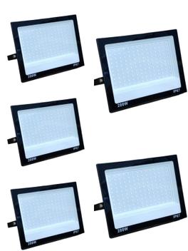 KIT 5 Refletor Led Smd 200w Holofote Prova D'água Bivolt 6000k - SHANE ...