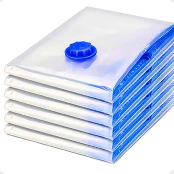 Kit 5 Sacos a Vácuo Para Viagem Vac Bag 50x60cm Organizador - Cim ...