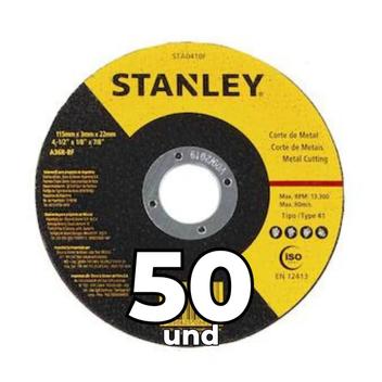 Lot De 50 Disques à Couper 4-1/2" X 0.040" X 7/8" - Pour Métal, Acier, Inox, SATC, Alumine