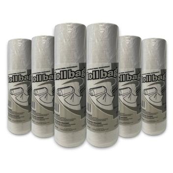 Kit 6 Bobinas Saco Transparente Picotado 35X50 C/500 Sacos - Rollbag ...