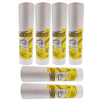 Kit 6 Bobinas Sacos Transparente Picotada 40X60 C/400 Sacos - Rollbag ...