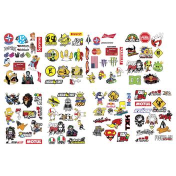 Kit 8 Cartelas Adesivos Carro Moto Bike Atacado 162 Stickers Ferkautoparts  Peças e Acessórios Nacionais e Importados