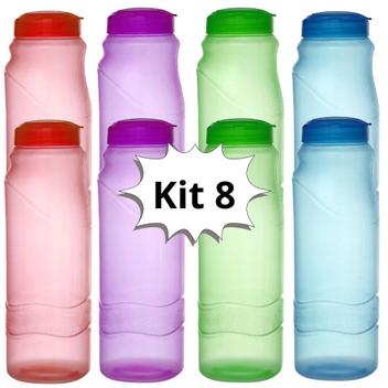 Kit 8 Garrafa de Agua Para Geladeira 1,4 Litros Gelada 1400ml Cozinha ...