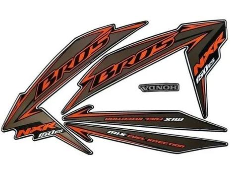 Kit Adesivos Bros 150 2011 ESD Preta - Jotaesse - Adesivo para Moto ...
