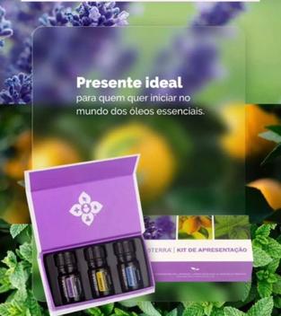 Kit apresentação óleos essenciais dōterra - Óleos essenciais