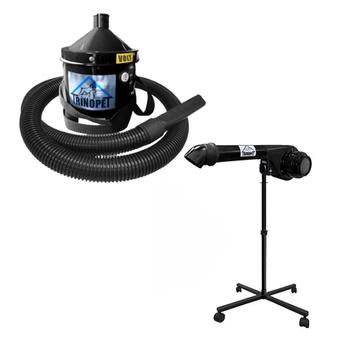 Kit banho e tosa soprador alpha e secador hiper turbo trino pet ...
