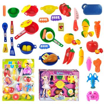 Comidinha Infantil Cozinha Frutas Cortar Jogo Pop It X24