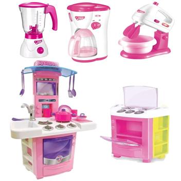 Kit Brinquedos Para Menina Com Vários Acessórios Cozinha - DM Toys ...