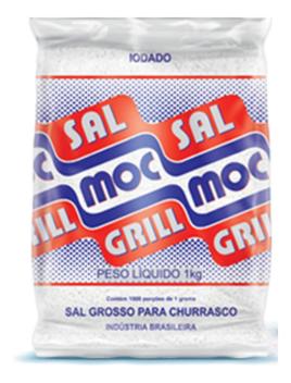 Kit c/ 12 Sal Grosso Para Churrasco Moc Grill 1kg - Sal - Magazine Luiza