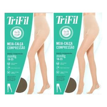 Kit C 2 Meia Cal a Media Compress o Trifil 18 23 mmHg L06662