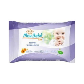 Kit c/ 2 Toalha Umedecida Meu Bebe Soft Com 50 Unidades - Meu bebê Soft