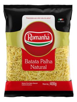 Kit c/ 3 Batata Palha Natural Romanha Pacote 400g - Batata Palha ...