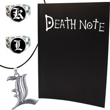 Caderno Death Note Kira Ryuk Anime E Colar L C/ Nota Fiscal