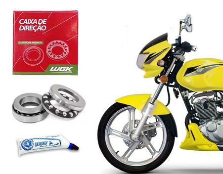 Kit Caixa Direção Esferas Wgk + Graxa Yes 125 Intruder 125 Kit Caixa Direção Esferas Wgk + Graxa Yes 125 Intruder 125