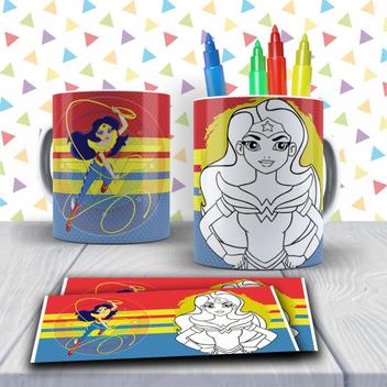 Kit Caneca para pintar A Princesa e o Sapo + Jogo de Canetinhas Laváveis -  Mary Pop Personalizados - Canecas - Magazine Luiza