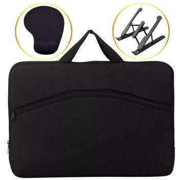 Case Para Notebook 14 Polegadas Kit Capa Case Protetora + Mouse Pad + Suporte Notebook Reclinável 14 ...