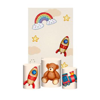 Kit Casado Dia Das Crianças Trio Capa Cilindro Retangular - Prime Decor ...