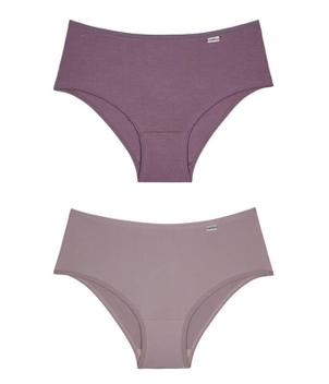 Kit com 2 Calças Clássicas DelRio 50368 - New Nude/Quartzo. - Vestuário