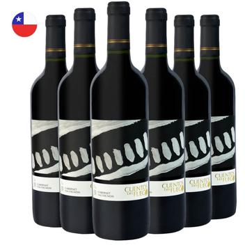 Kit com 6 Vinhos Chilenos Tinto Seco Cabernet Sauvignon Cuentos del ...
