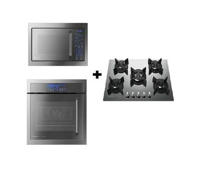 Kit Composto Por Forno Elétrico (OE9XT)+ Micro-ondas de Embutir (MX43t ...