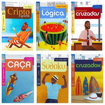Livro Coquetel Cruzadox Exercício Para Memória Lógica Letras, Magalu  Empresas