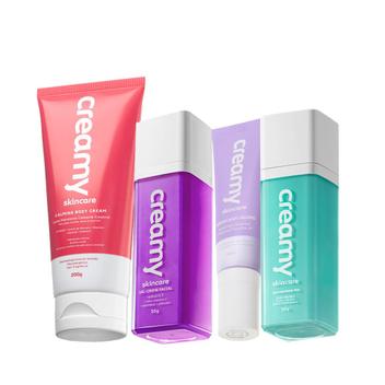 Kit Creamy Gel-Creme Retinol Peel e Calming Corporal (4 Produtos) - Kit ...