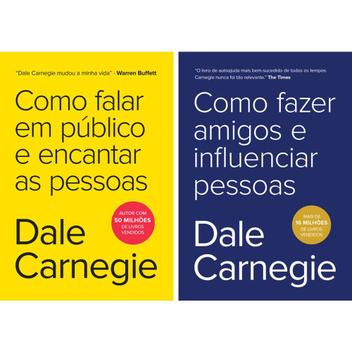 Kit Dale Carnegie - Como Falar Em Público E Encantar Pessoas + Como