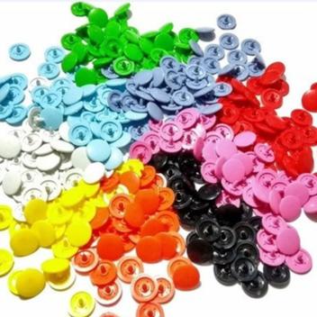 Kit De Botão De Pressão Tamanho 12 Com 100 Peças Em Plástico - Artamak ...