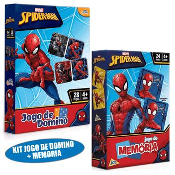Jogo da memoria infantil Homem Aranha com 24 pares - Toyster - Jogos de  Memória e Conhecimento - Magazine Luiza