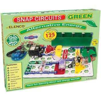 SKULL & CIRCUIT モジュラー DIY PCB & パネルセット Kit de exploração Snap Circuits Green Alternative Energy 8+