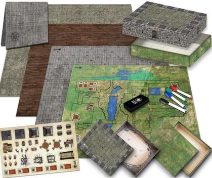 Mapa De Batalha De Inverno Mapa De RPG De Natal Para Dungeons And Dragons | Foto Premium