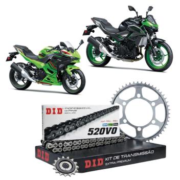 Kit de relação did premium kawasaki ninja 500 z500 (2024 2025) 43