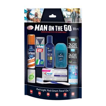 Kit de Viagem Masculino Internacional - 11 Peças (Azul) - Camisa de ...