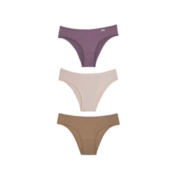 Kit delrio biquini em cotton v51364 - new nude/areia/mouss - Calcinha
