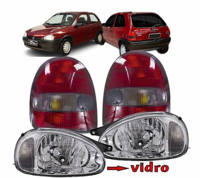 Kit Farol do Corsa Wind 2 portas 94 95 96 97 98 99 + Lanterna Fume ...