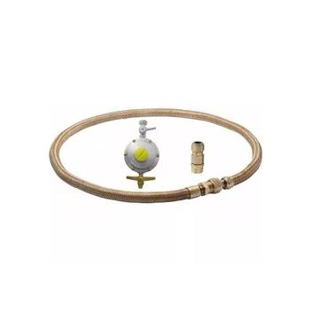Kit Flexível Fogão,Mangueira Cooktop, Gas Botijão 1,0mt - Metal - Peças ...