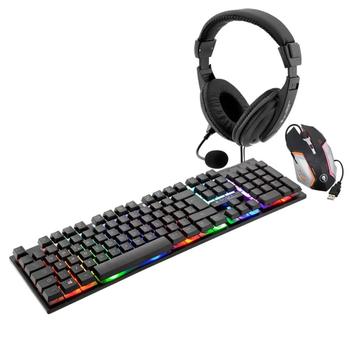 Kit Gamer Combo Bright 0543 Teclado + Mouse + Headset - Kit Gamer