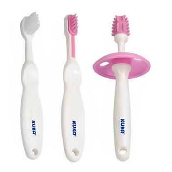 Kit Higiene Dental Bebê Escova de dentes I Primeiros Dentinhos Kuka ...