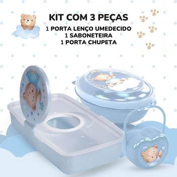 Kit Higiene para Bebê: Porta Lenço Umedecido, Saboneteira e Porta ...