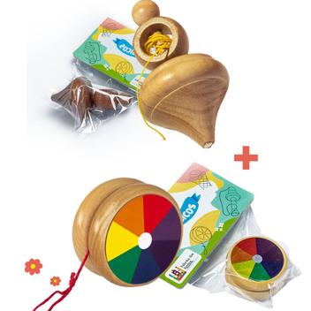Pião de Madeira - Mini Einstein Brinquedos Educativos