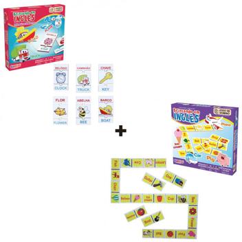 Kit Jogo de Domino em Ingles 28 Pecas + Quebra Cabeca Palavras em Ingles 54  Pecas Ciabrink - Outros Jogos - Magazine Luiza