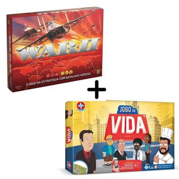 Kit Jogos De Tabuleiro Detetive Estrela E War 2 Grow em Promoção na  Americanas