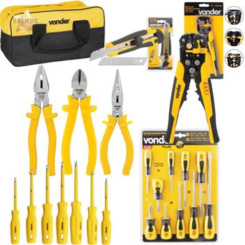 Kit Jogo Ferramentas Completo Profissional Eletricista 22pç Kit ...