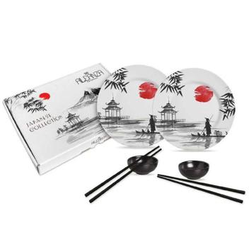 Kit Jogo Jantar Japonês Oriental Completo 2 Pessoas 15 Peças em Promoção na  Americanas