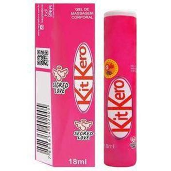 箱入りkero heat Kit Kero Gel Beijável Lubrificante 18ml Segred Love - Lubrificante