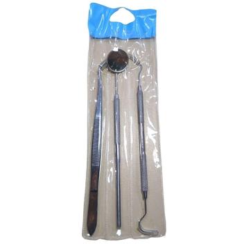Kit Limpeza Bucal Tartaro Extrator Sonda E Espelho Plastico | Shopee Brasil - Foto 2