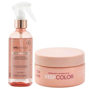 Kit London Oil Nutrition 200ml e Máscara Keep Color 200g - Kit de ...