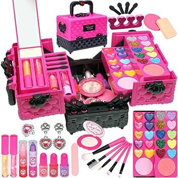 Kit de Maquiagem Infantil Lavável da Barbie para Crianças a Partir