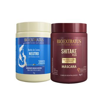 Máscara capilar Shitake Plus 500g Bio Extratus - Máscara Capilar - Magazine  Luiza