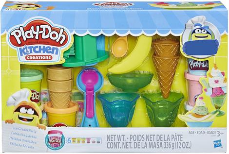 Conjunto De Massinha Play-doh Castelo De Sorvete 6 Potes Play-doh Multicor